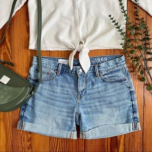Gap boyfriend shorts.
